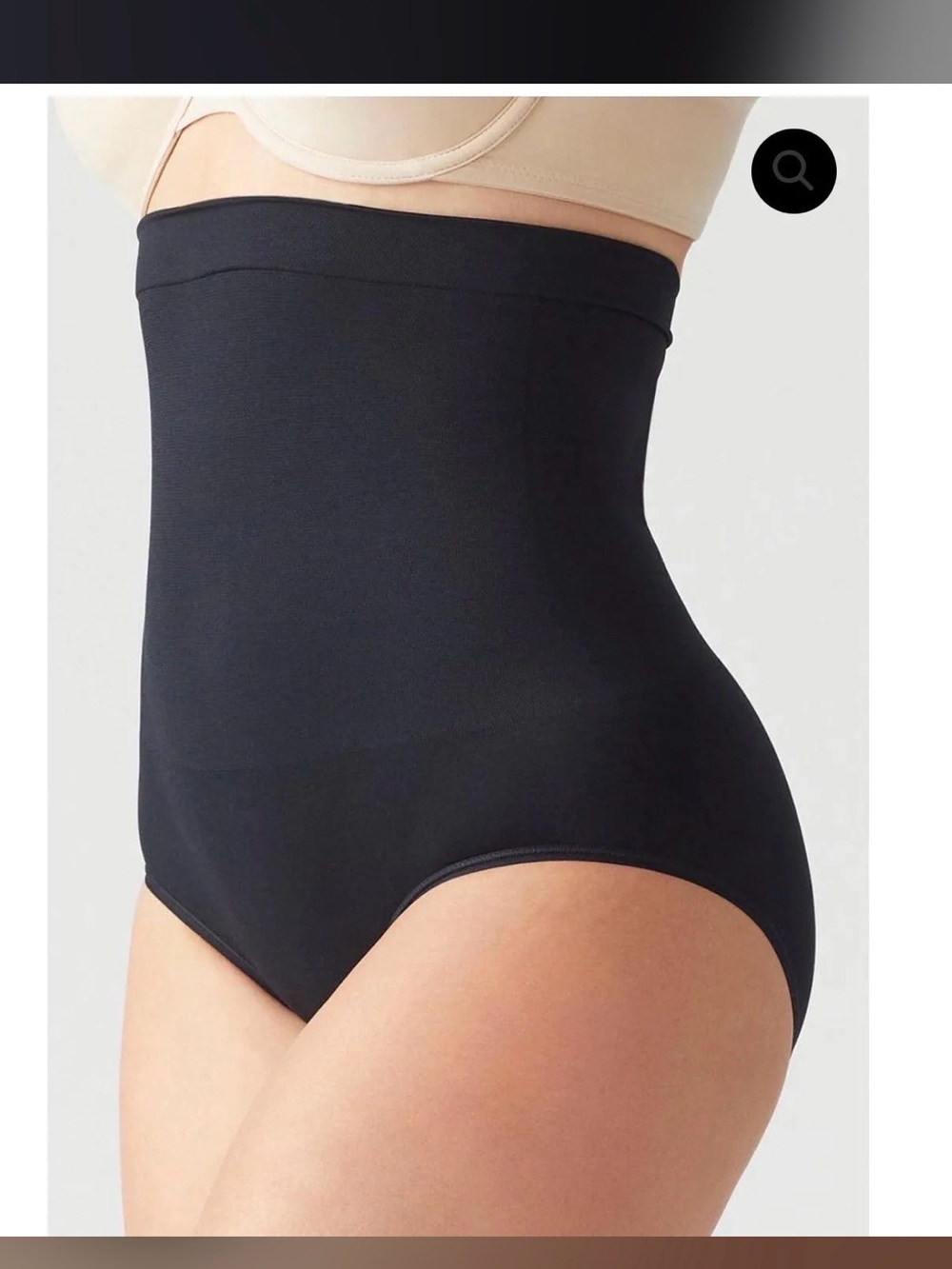 YUMMIE HIGH WAIST SHAPING BRIEF YT5-342 Size 2X/3X black.